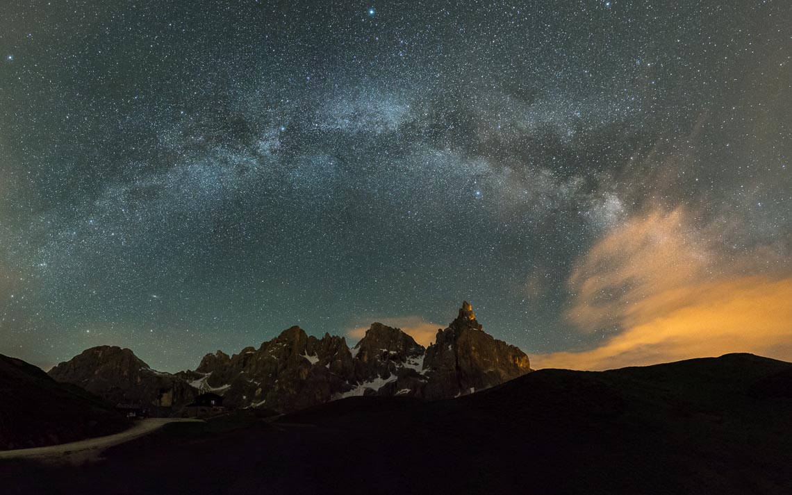 dolomiti nikon school workshop paesaggio notturna via lattea startrail 00009